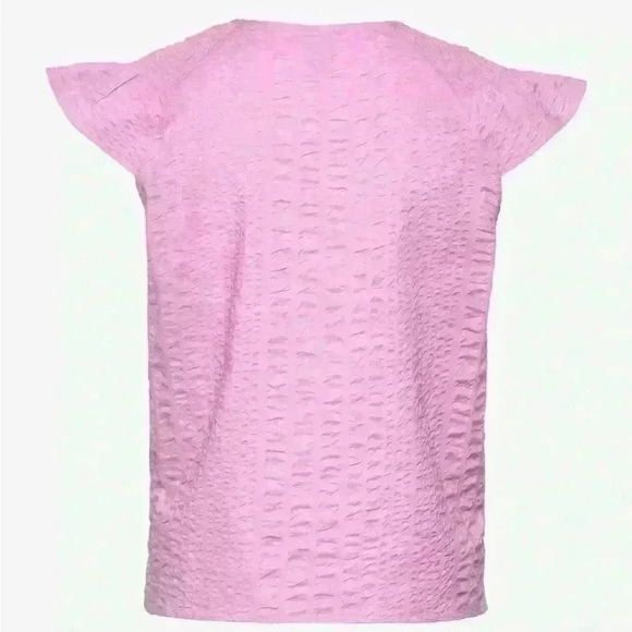 Baum Und Pferdgarten Mellony Ruffle Sleeve Orchid/Pink Blouse Size M - Picture 3 of 9